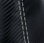 Manual Shift Boot for Chevrolet Camaro (1982–1992) Carbon Fiber White Stitch