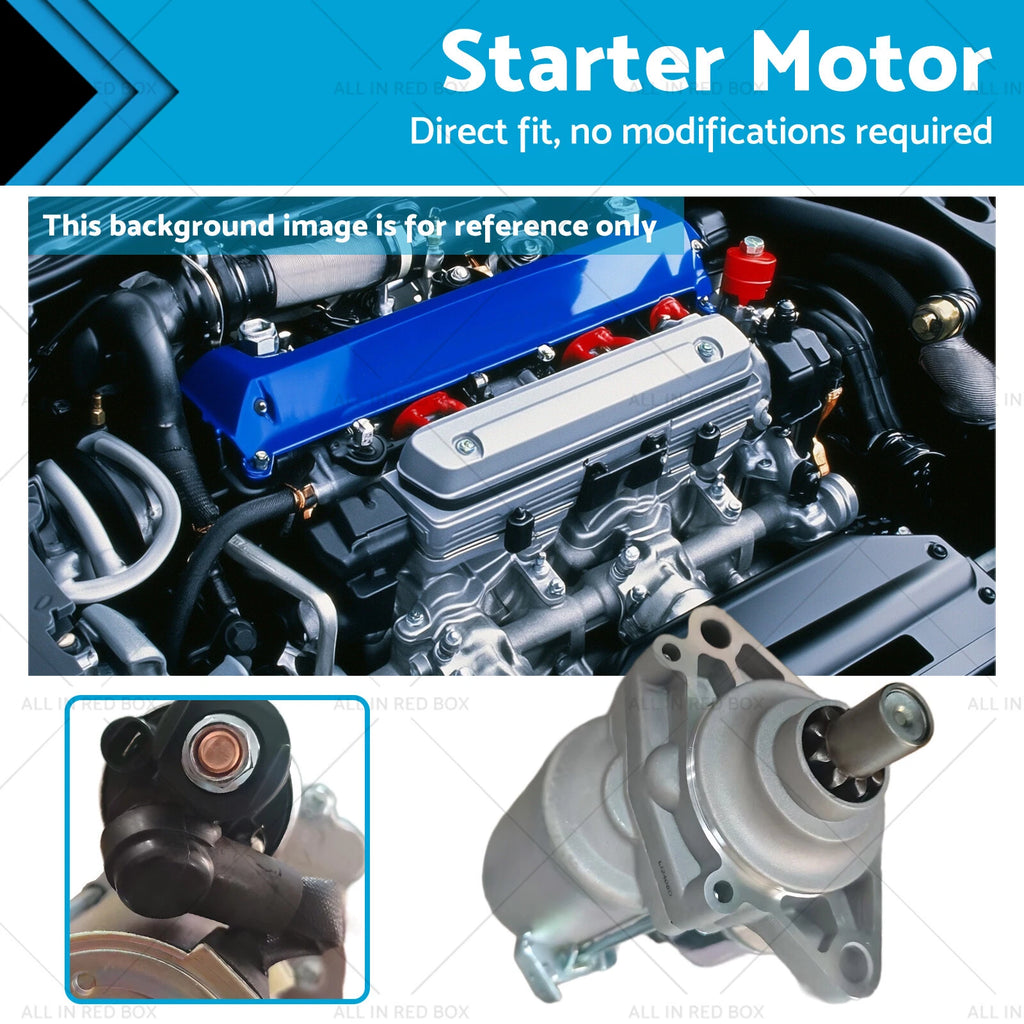 Starter Motor for Honda Civic EK D16Y4 1.6L Petrol (1995–2000)