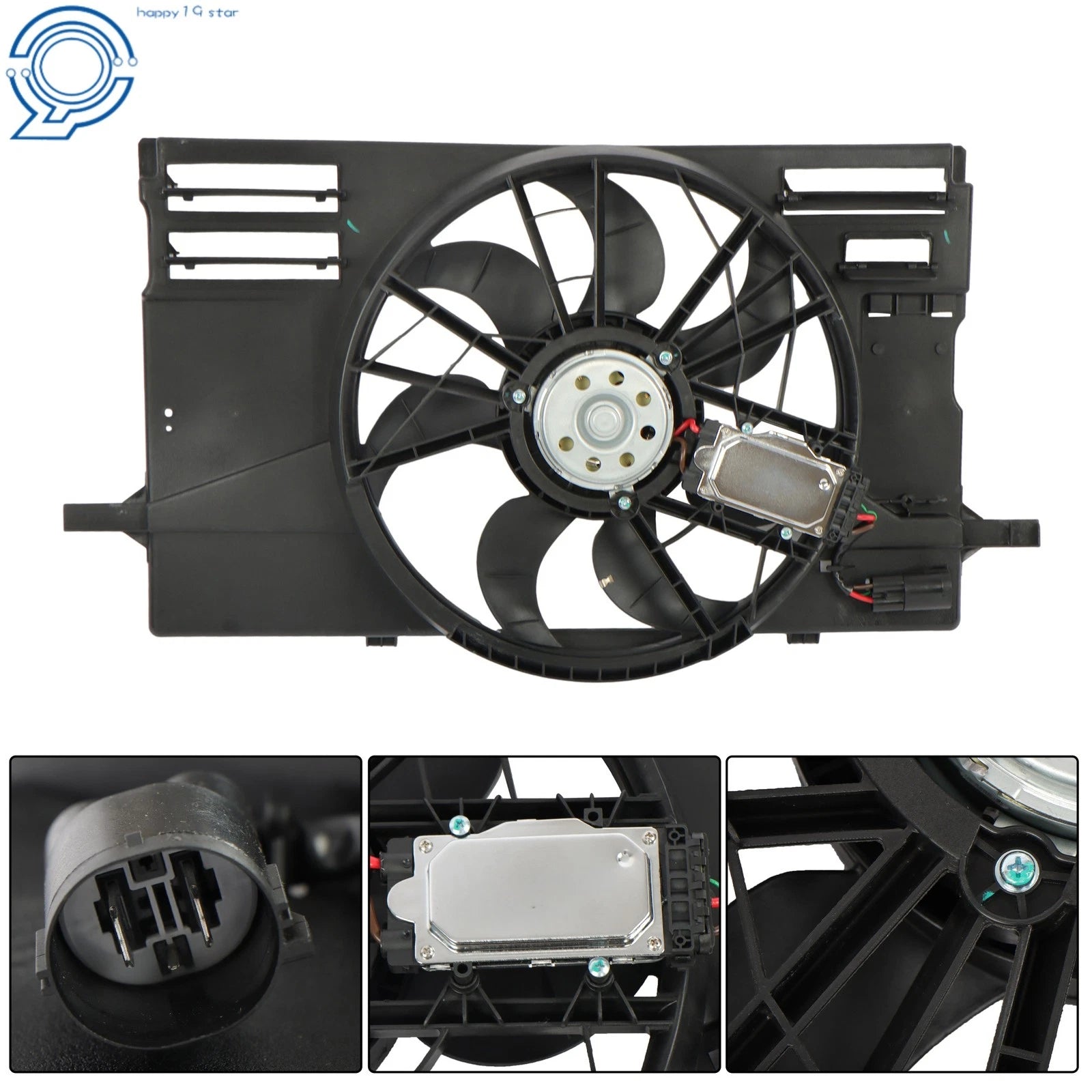 Cooling Fan Assembly for Volvo C30 C70 S40 V50 (2005–2013)