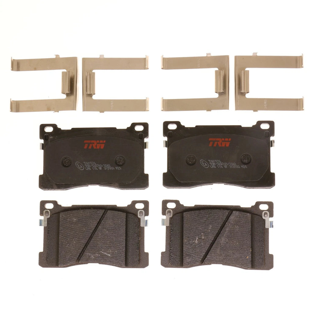 Set of 4 Disc Brake Pads for Hyundai Equus (2012–2016)