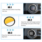 Engine Start Stop Button Cover Sticker for Toyota Camry (2018–2023)