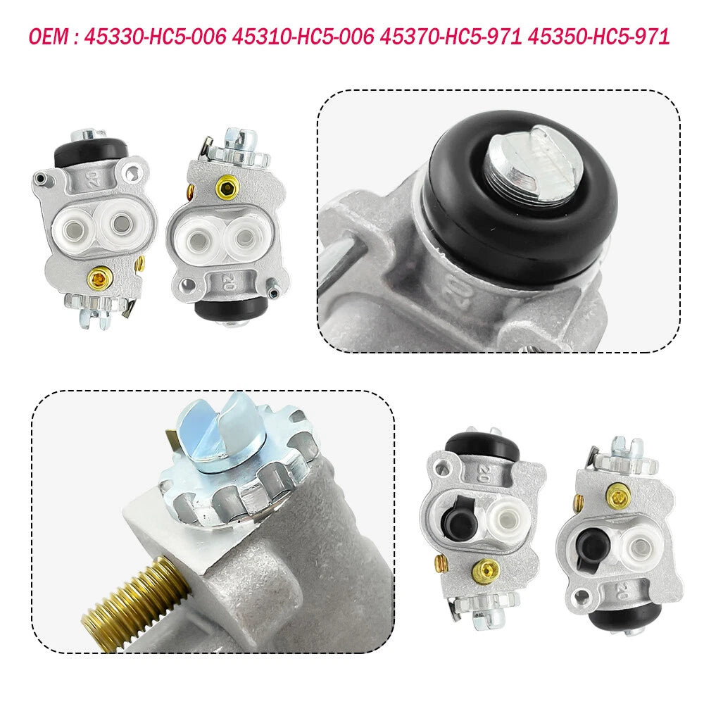 Set of 4 Front Brake Wheel Cylinders for Honda TRX300FW (1988–2000)