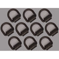 Set of 10 D Ring Weld-On Tie Down Rings for Flatbed Truck Trailer