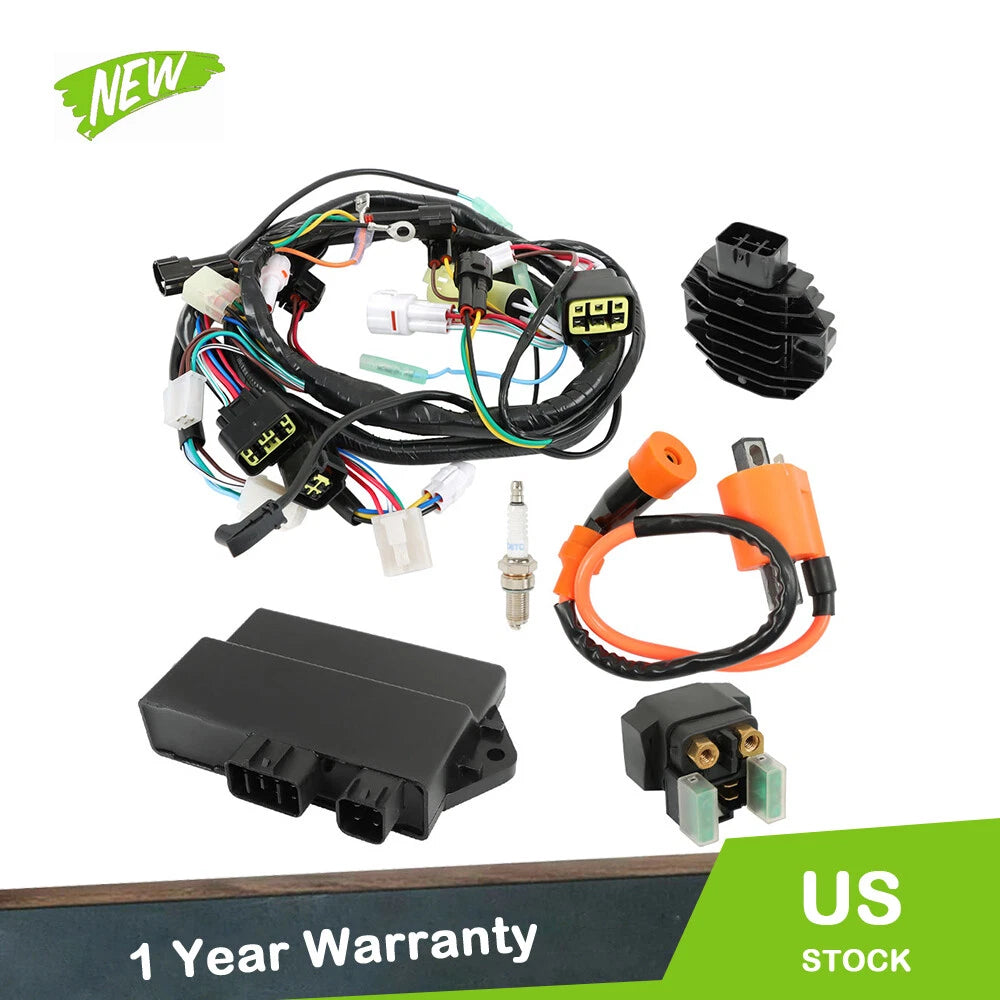 CDI Ignition Coil Wire Harness Kit for Yamaha Raptor 350 (2004–2013)