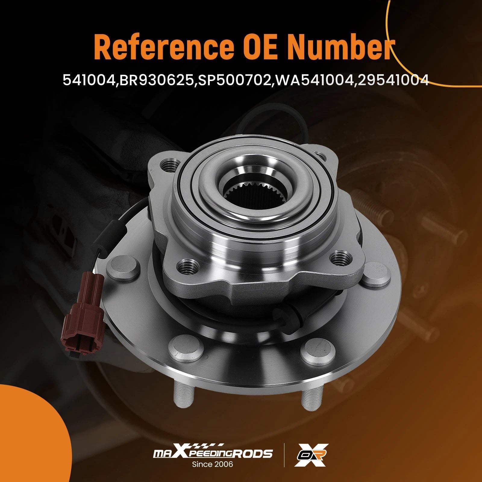 6 Lug Wheel Hub Bearing for Infiniti QX56 Nissan Armada (2004–2012)