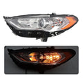 Headlight Set for Ford Fusion (2017–2020) Halogen w/o DRL Left+Right Pair