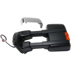 Tow Mirror for Ford F-450 F-250 Super Duty (2010–2016) LH Power Heated Glass