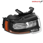 Halogen Headlight for Ford Expedition (2015–2017) Black Right Side