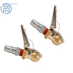 2X Locking Air Chuck Tire Valve Stem 1/4" FNPT for Universal Use