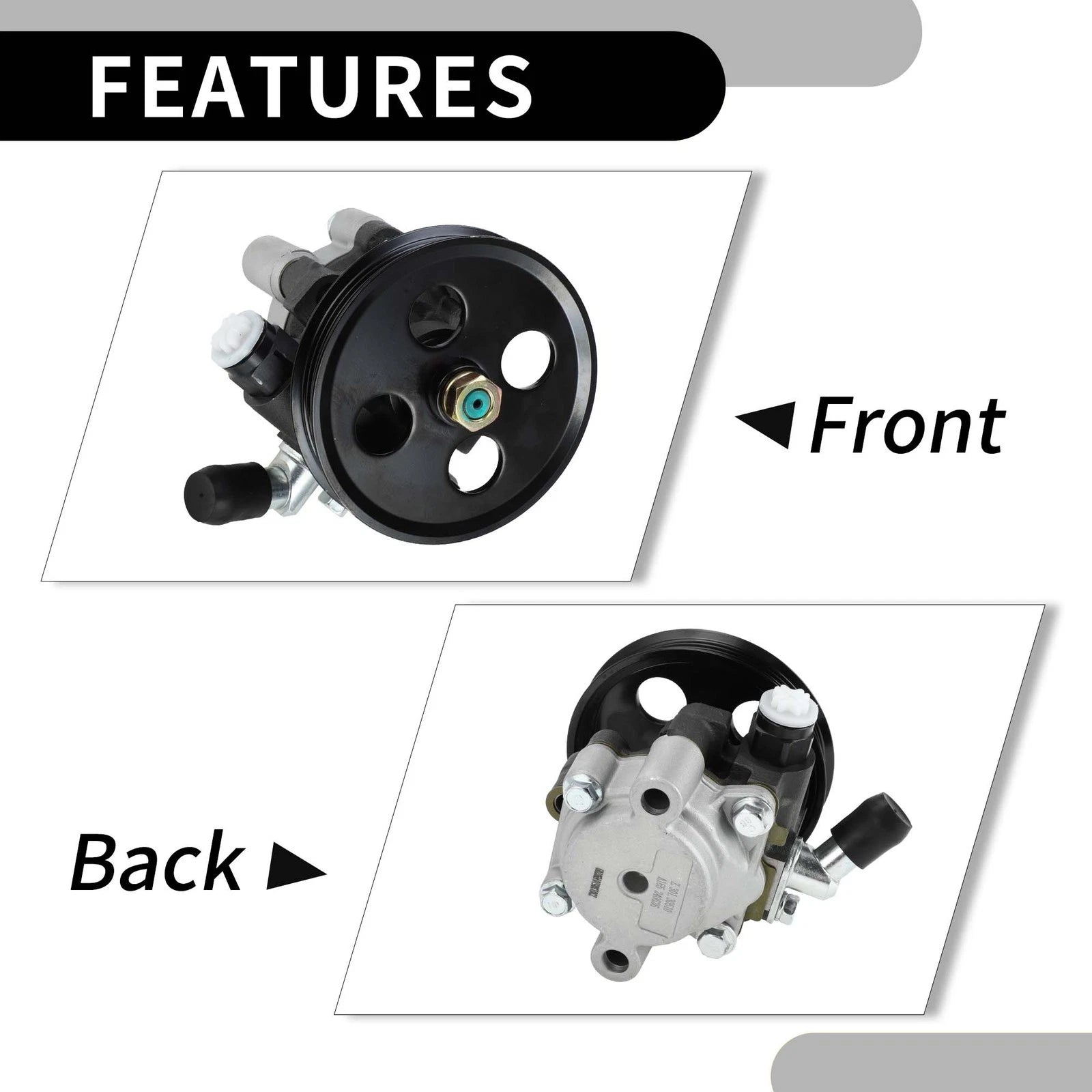 Power Steering Pump with Pulley No. 4431008010 for Toyota Sienna (2004–2006)