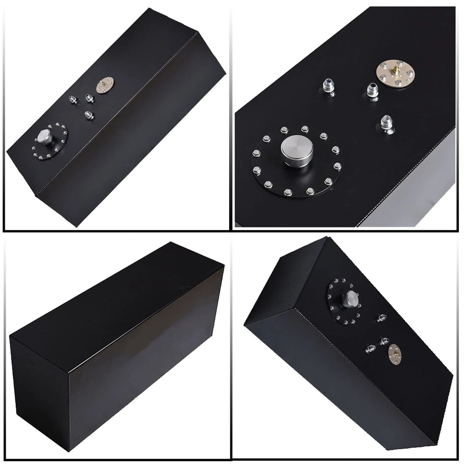 Set of 1 Slim Race Drift Fuel Cell Gas Tank for Universal Applications (60L)