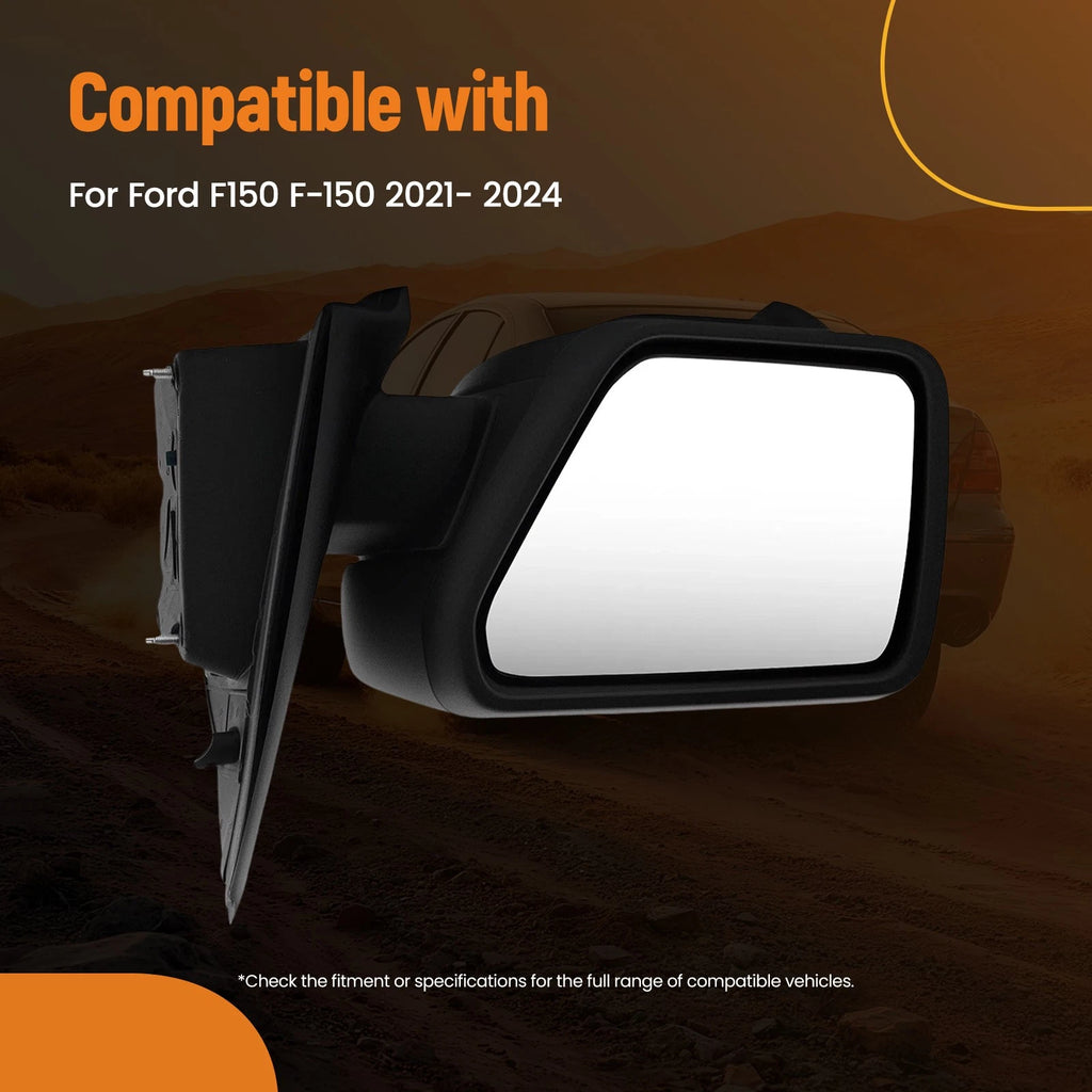Left Side Mirror for Ford F-150 Lariat/Tremor (2021–2023) Camera Blind Spot