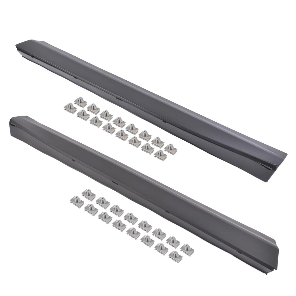2X Front Lower Door Trim Molding for Cadillac XT5 (2017–2025) Black