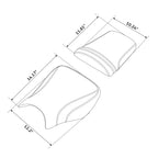 Black Rider Driver & Passenger Seat for Honda CBR1000RR (2004–2007)