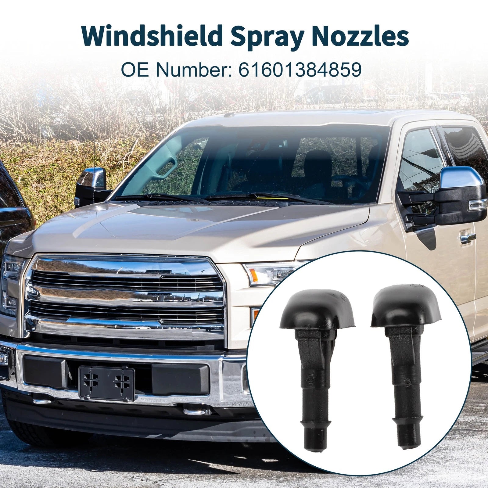 Windshield Washer Nozzle Set for Mitsubishi (No. 61601384859)