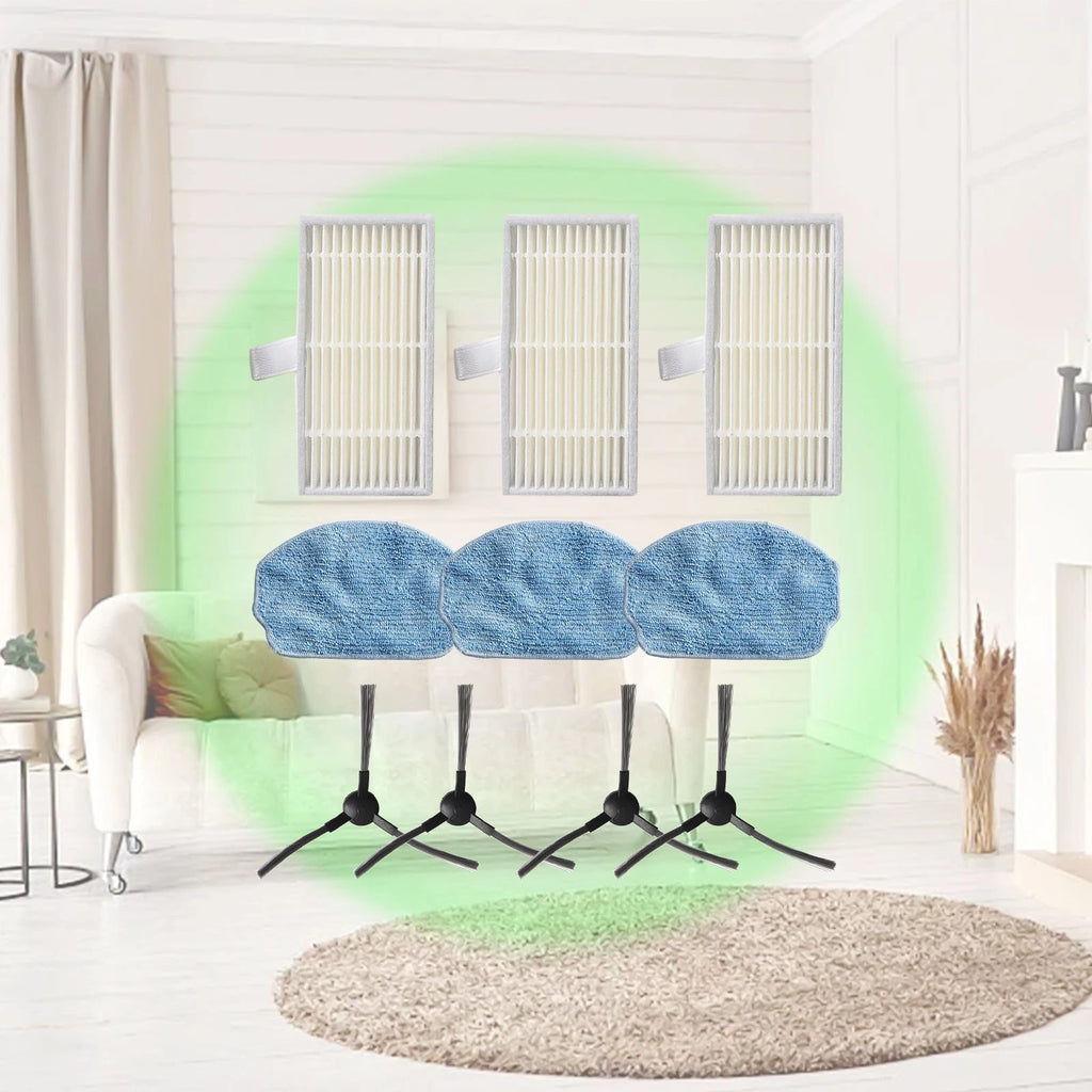Air Filter and Mop Cloth for Nedis WIFIVCB01