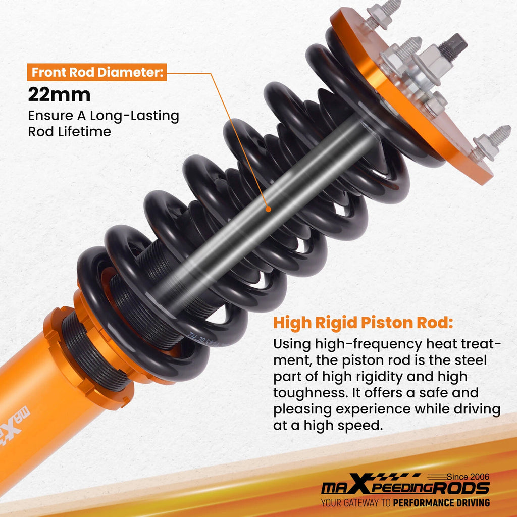 Coilover Struts for Infiniti G37 (2008-2013) Adjustable Height