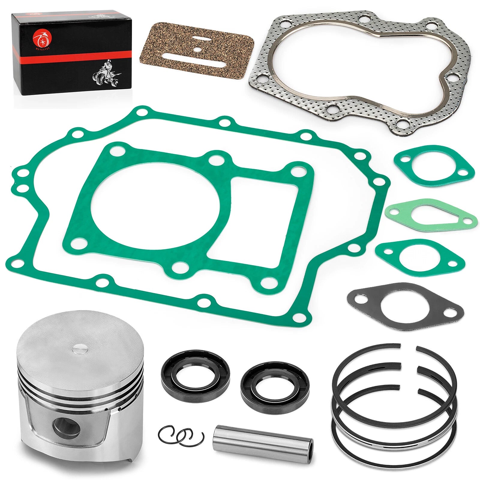 Piston Gasket Kit for Club Car Gas Golf Cart 341cc (1986–1991)