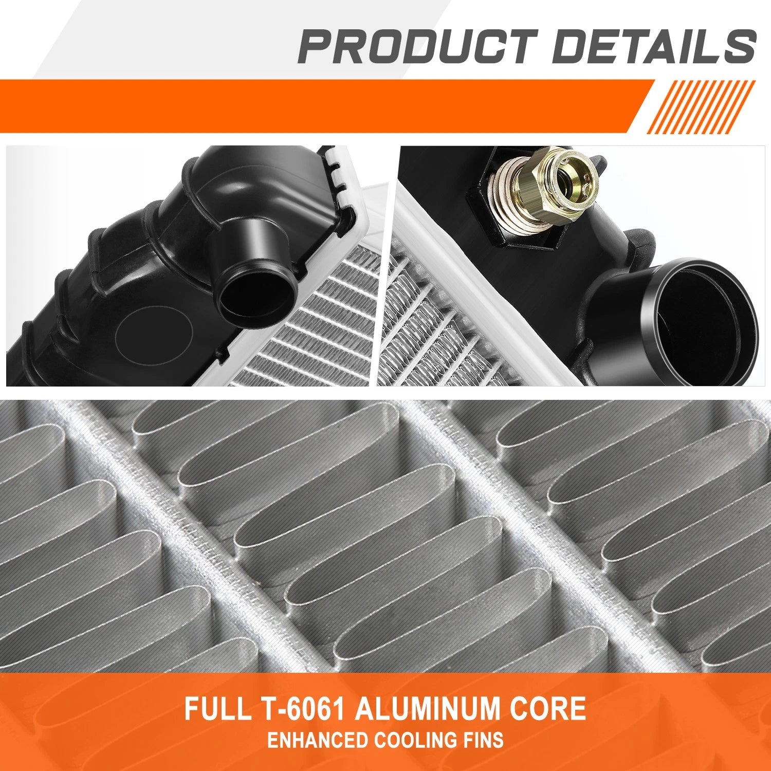 Full Aluminum Radiator for Chevrolet Express/Savana (1996–2002) DPI-2044