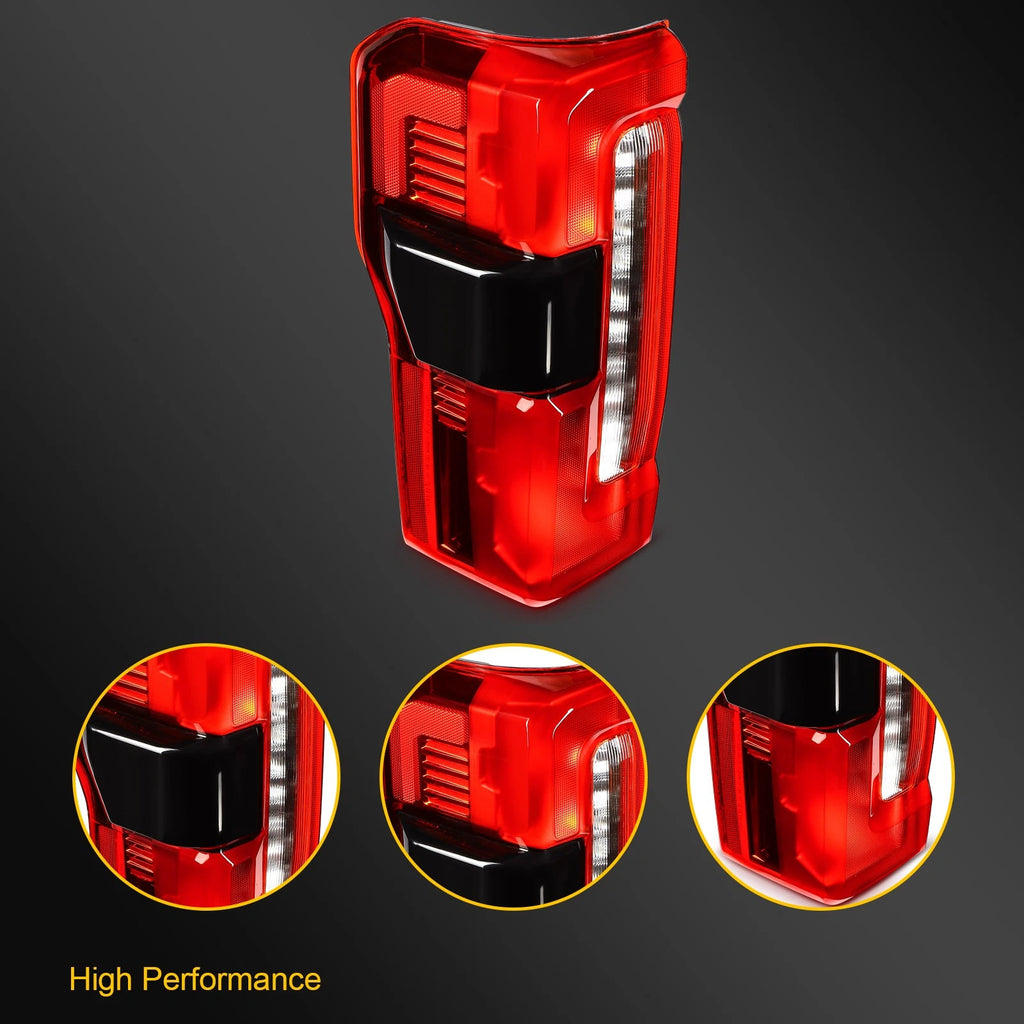 Left Side Tail Light with Blind Spot for Ford F-250 F-350 Super Duty (2023–2024)