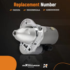 Starter Motor for Jeep Wrangler JK 3.6L V6 (2012–2022)