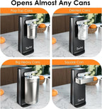 Electric Can Opener for Under Cabinet (Heavy Duty, Smooth Edge)