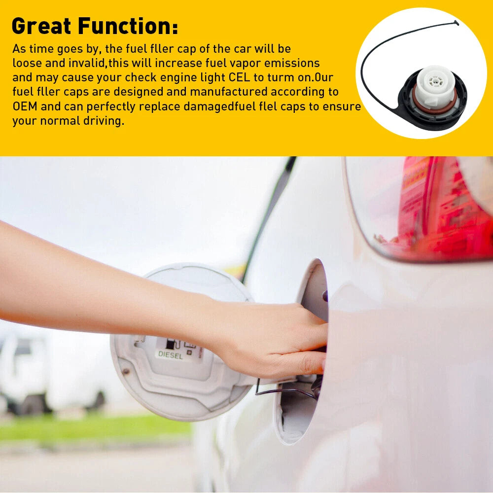 Fuel Gas Tank Filler Cap for Silverado (2007â2019)