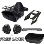 Trunk Rack Light Speakers Pad for Harley Road Glide (2014–2025)