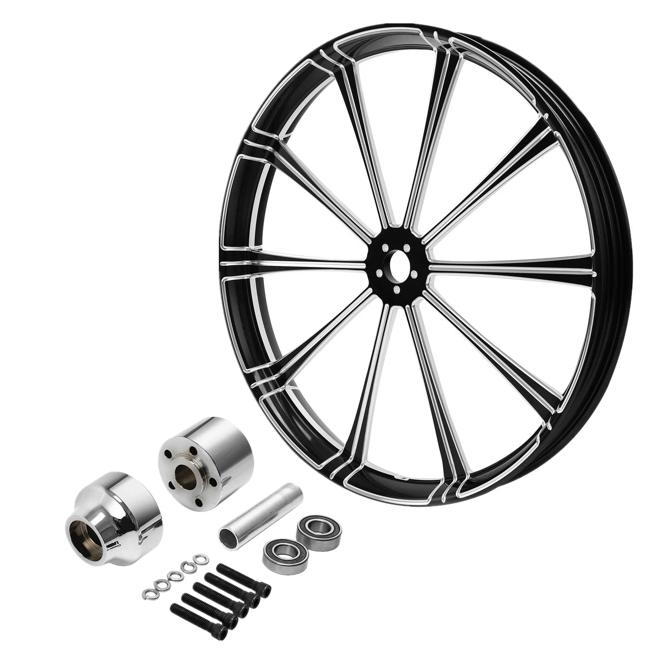 32x3.5" Chrome Front Wheel Rim for Harley Touring (2008–2025)