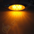 5X 6.5in Amber Oval Cab Signal Light w/Chrome for Peterbilt Cascadia (2016)