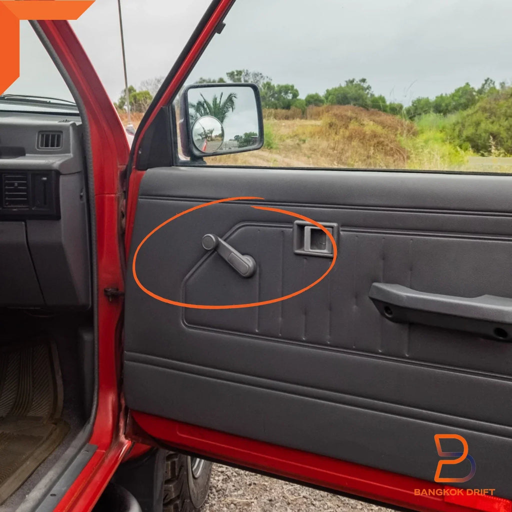 Grey Folding Window Crank Handle for Mitsubishi Triton Lancer (86-06)