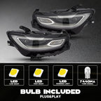 LED Projector Headlights for Chrysler Pacifica (2021–2026) Left + Right