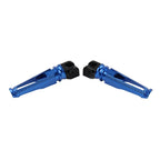 Blue Passenger Foot Pegs for Ducati Monster 696 796 695 659 Dark 749 999/S/R