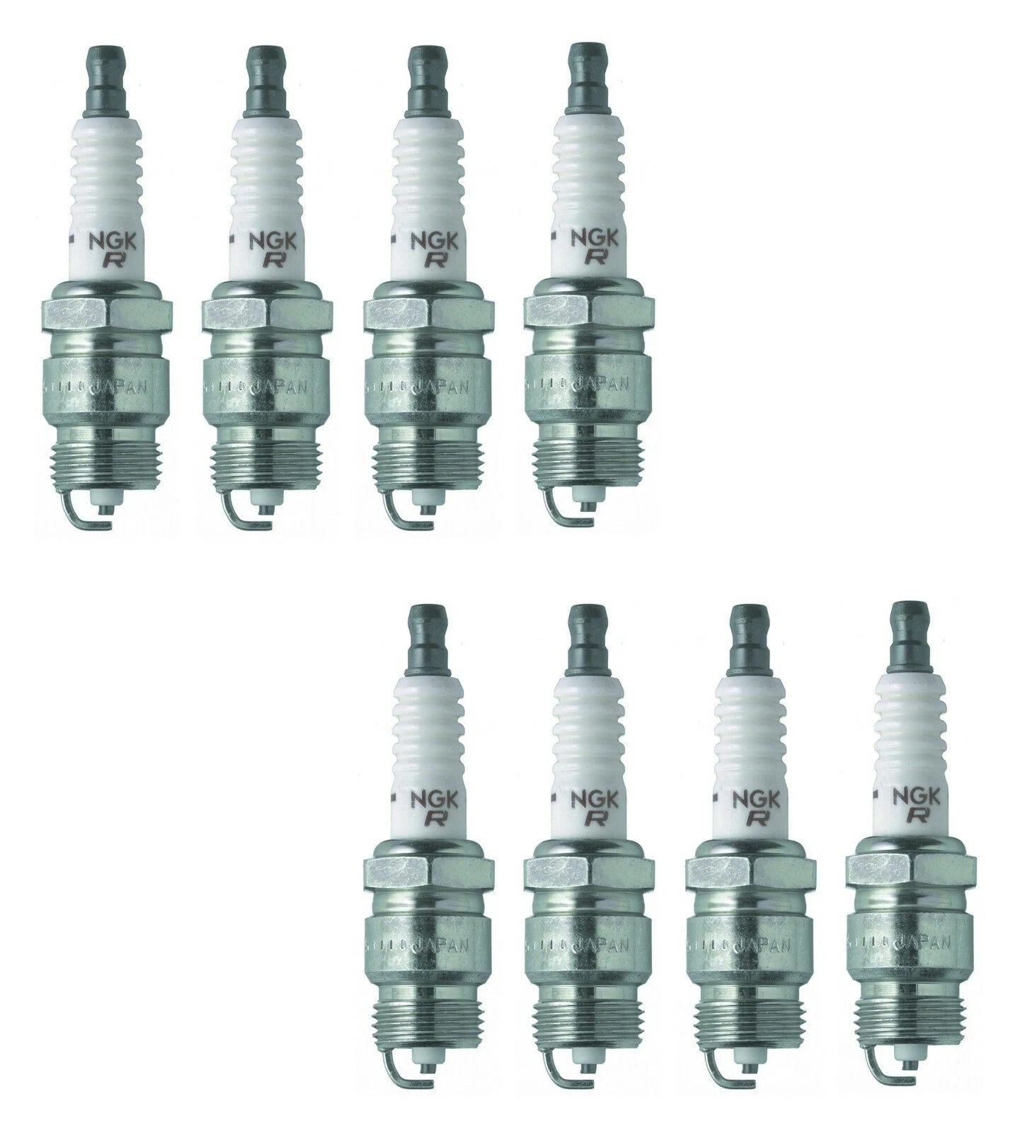 Set of 8 NGK V-Power Nickel Spark Plugs for Ford Mercury Lincoln Dodge
