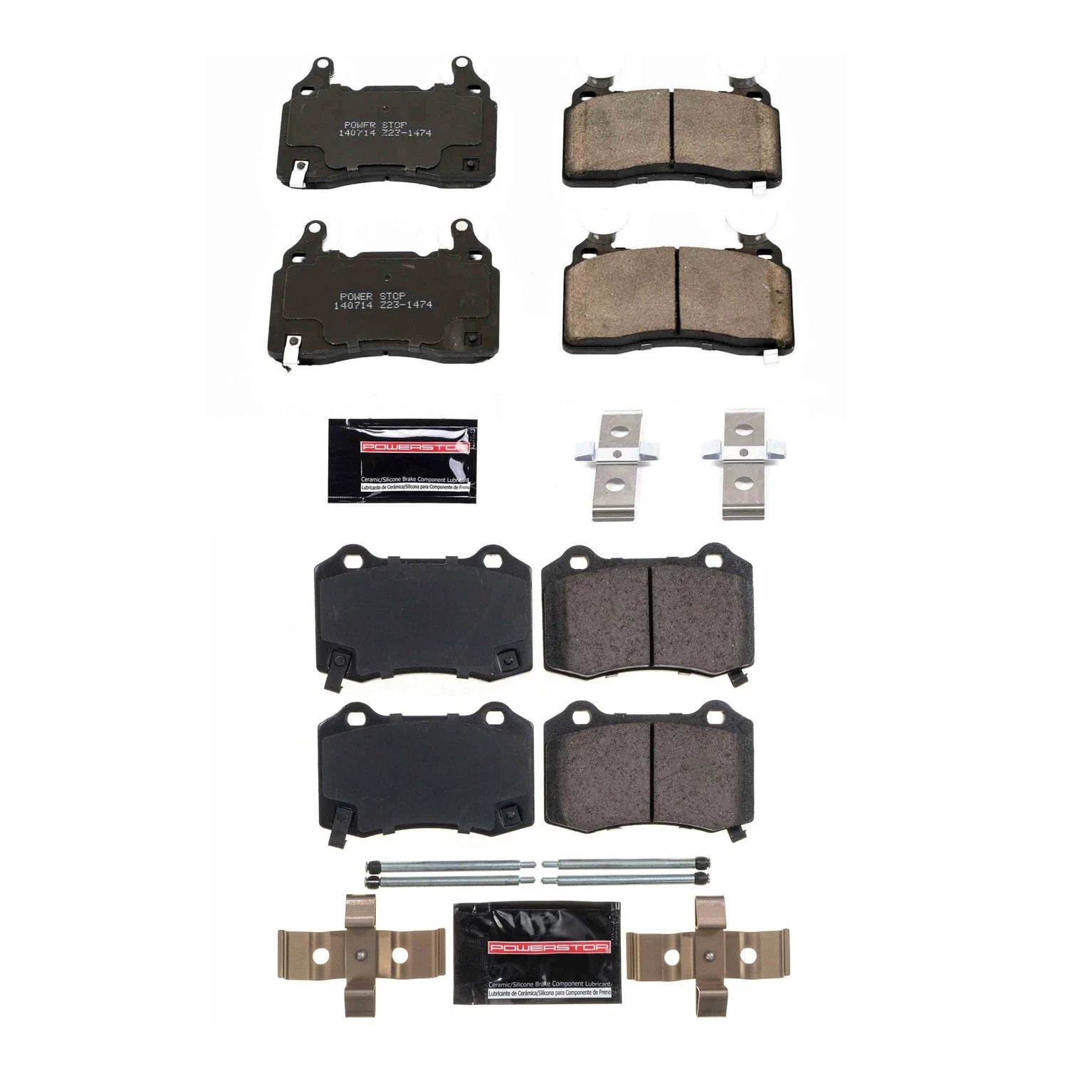 PowerStop Z23 Carbon-Fiber Ceramic Brake Pads Kit for SS S X