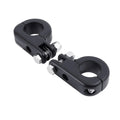 Matte Black 1.25" Highway Bar Footpegs for Harley Sportster XL 883 1200 (2004-2023)