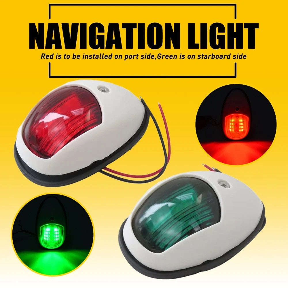 2X LED Navigation Lights for Marine Yacht Boat (EV)