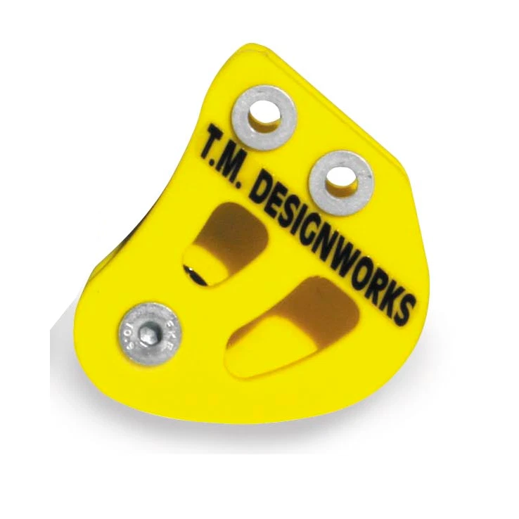 TM Designworks Rear Chain Guide for Suzuki LTR 450 (2008–2009) - Yellow
