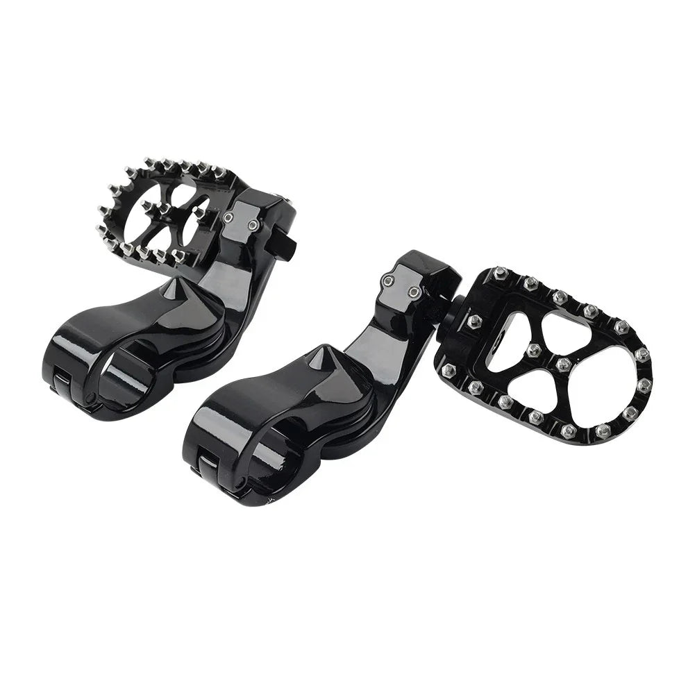 1. Motorcycle Foot Pegs for Harley Touring 1.25"