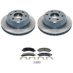 DuraGo Rear Rotors & Bosch QuietCast Brake Pads Kit for Express 1500, Yukon