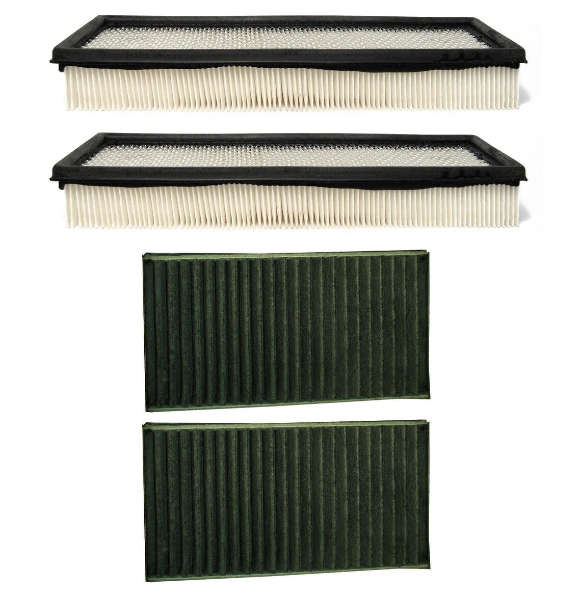 Set of 2 Air & 1 Carbon Cabin Filters for Mercedes W164 W251 W463