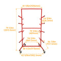 Mobile Bumper Storage Rack for Auto Body Parts (Adjustable Support Arms)