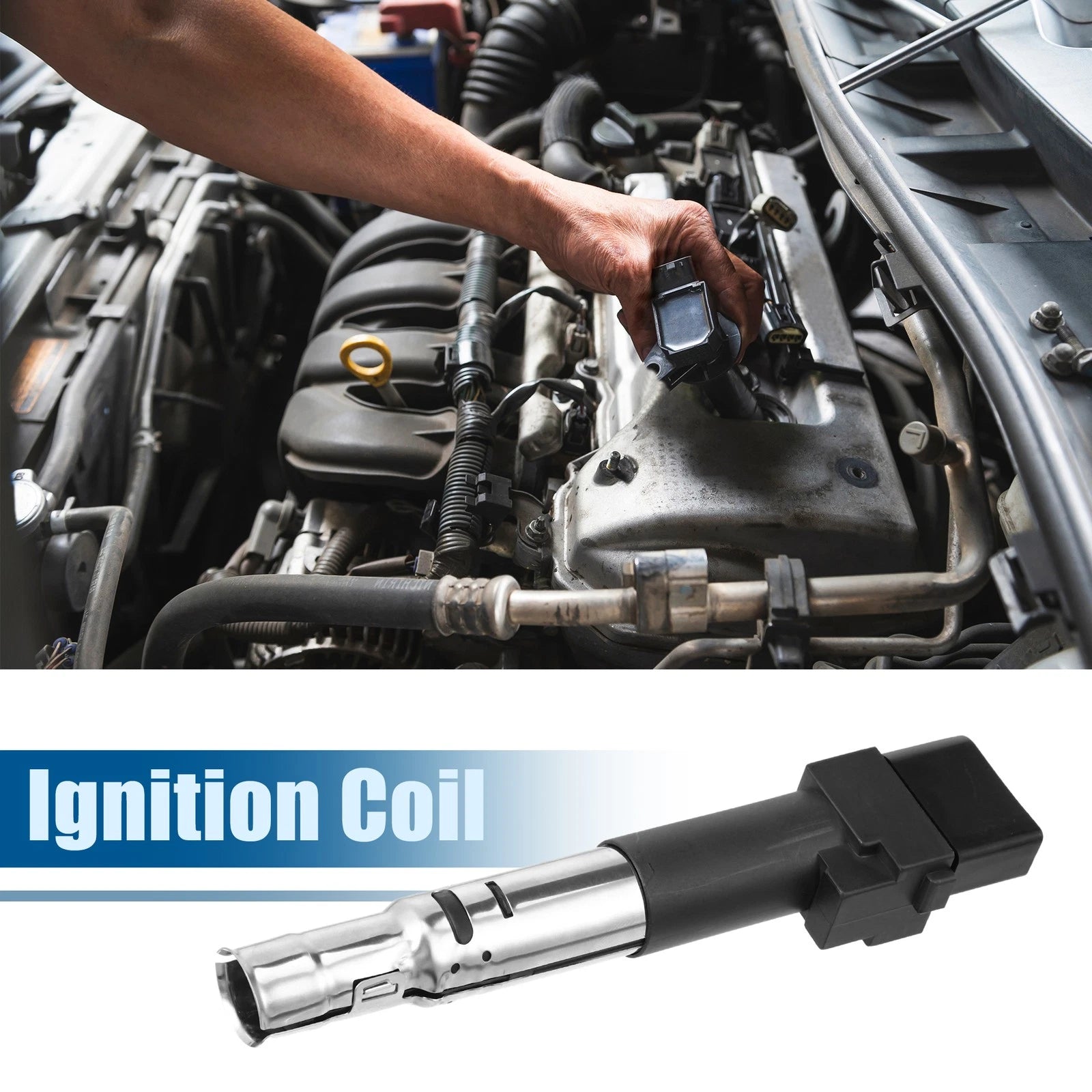 Ignition Coil Set of 2 for Volkswagen Passat, Audi TT (022905100B, 022905715A)