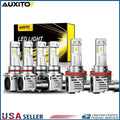 9005 9006 H8 LED Combo Headlight Bulb Kit for M3 H (6500K White Light)