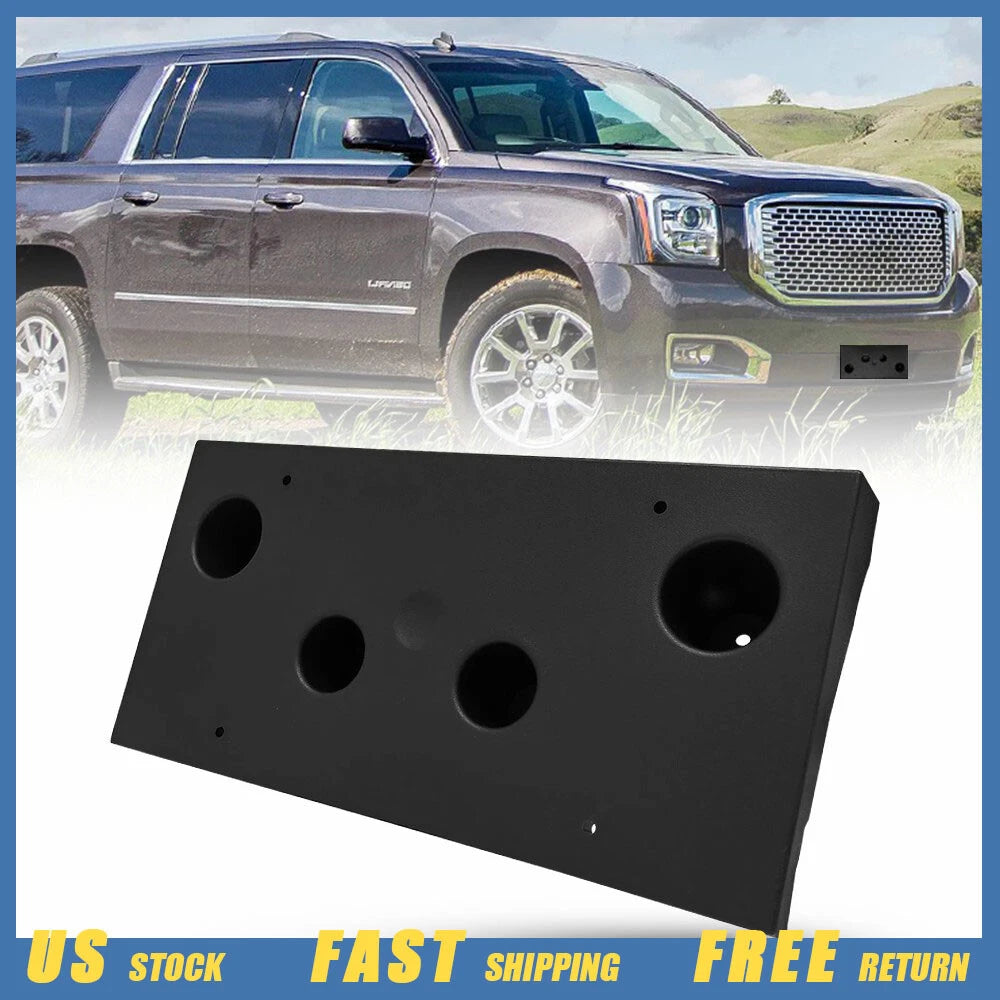 Front Bumper Tag License Plate Bracket for GMC Yukon XL (2015–2019)