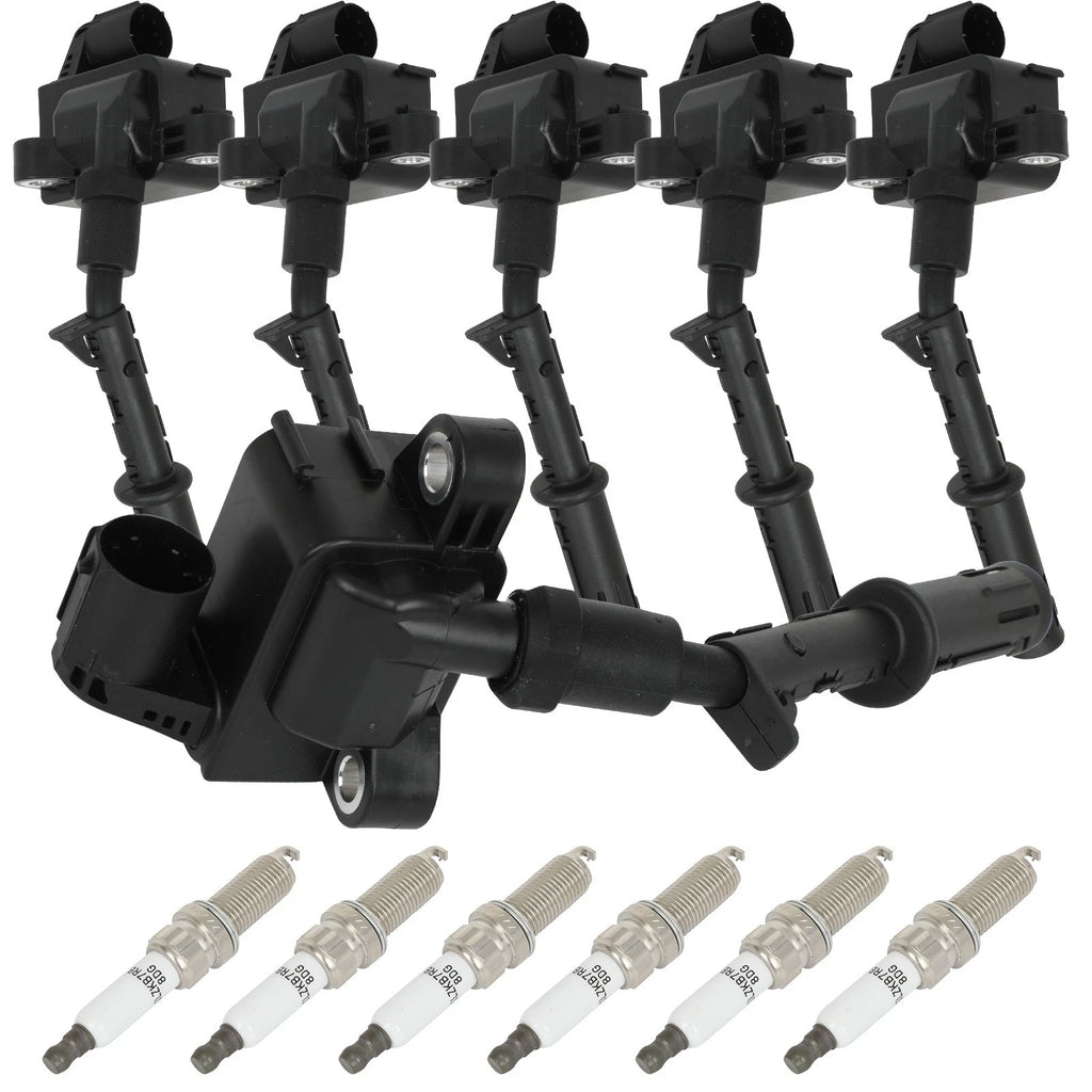 6X Ignition Coils and Spark Plugs for Mercedes-Benz GL63 AMG