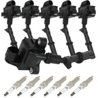 6X Ignition Coils and Spark Plugs for Mercedes-Benz GL63 AMG