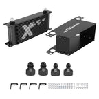 Aluminum Trans Engine Oil Cooler Kit for Universal Applications (AN10)