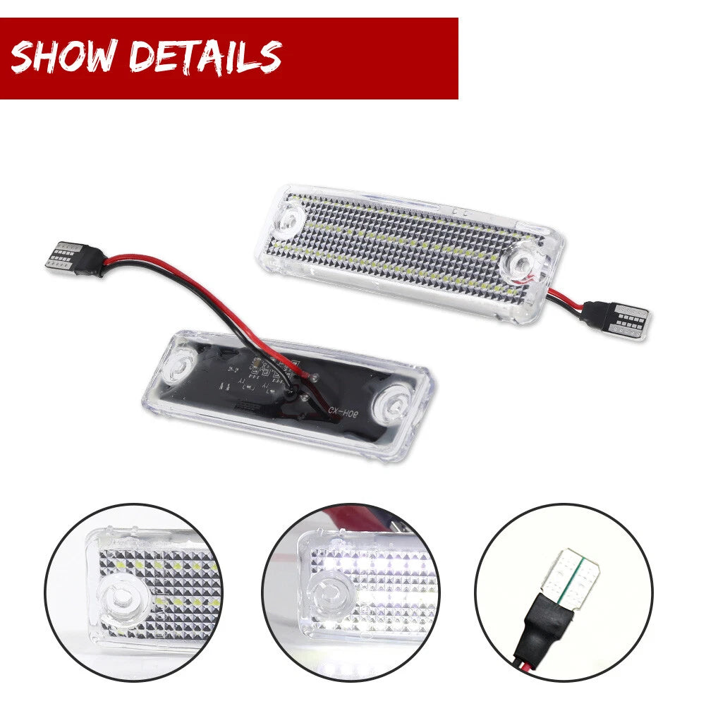 White LED License Plate Light for Toyota 4Runner (1996–2022)