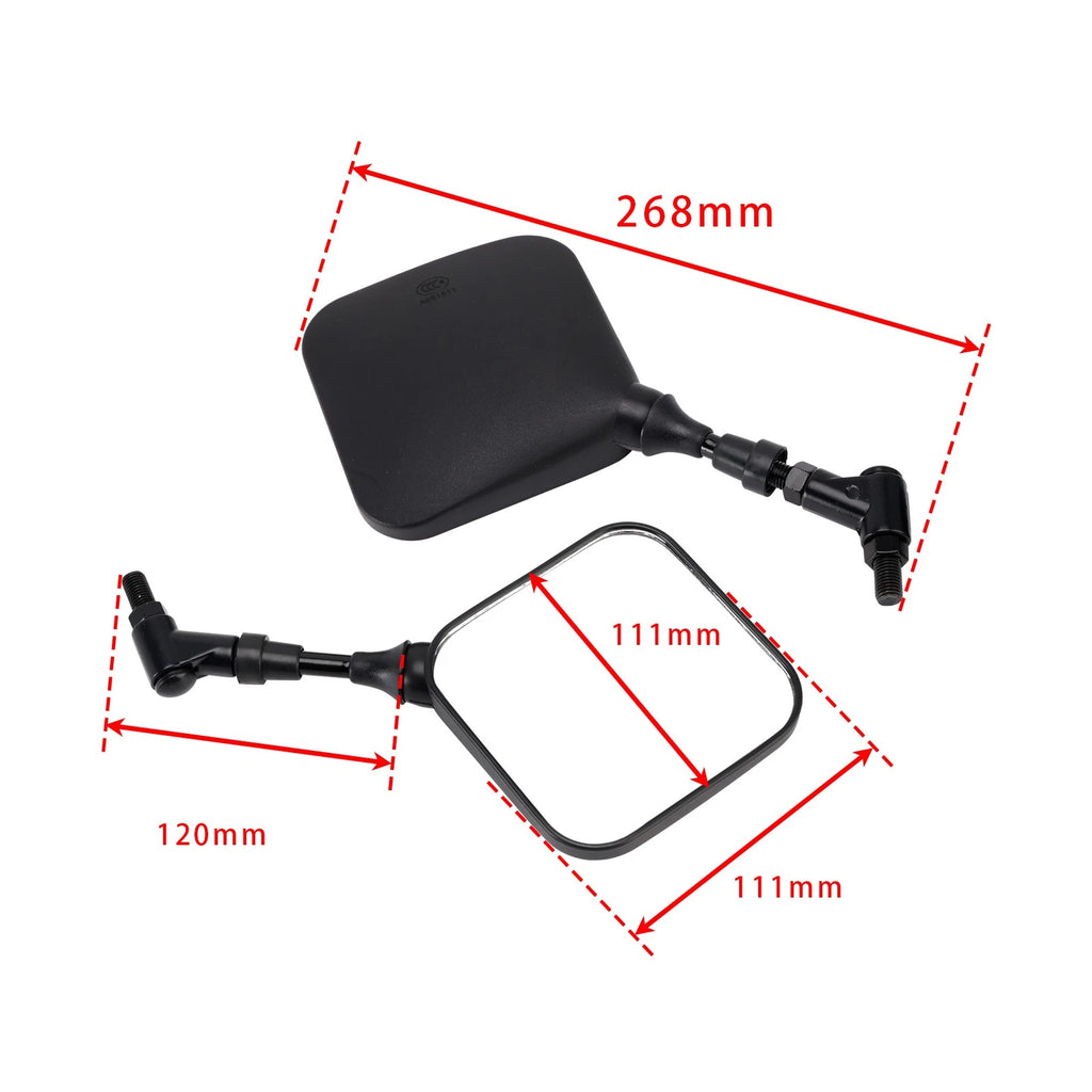Set of 2 Mirrors for Suzuki DR200 DR250 DR350 DRZ400 SM DR650 SE (1996–2023)